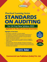 Commercial's Padhuka's (Practical Learning Series) Standards on Auditing Book for CA Final by CA G Sekar